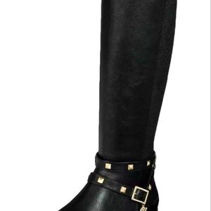 Thalia Tidd Knee High Black Boots